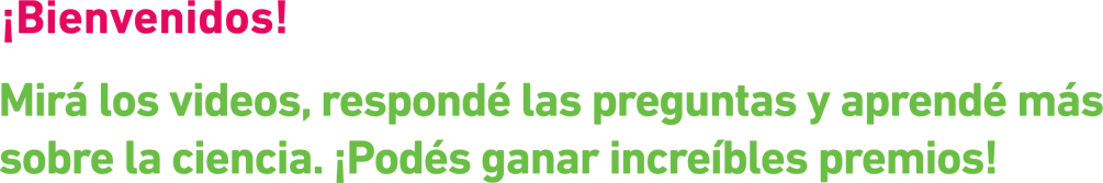 ¡Bienvenidos!